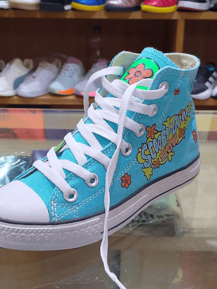 Tenis Tipo Converse Scooby-Doo Edición Especial 