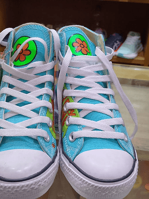 Tenis Tipo Converse Scooby-Doo Edición Especial 