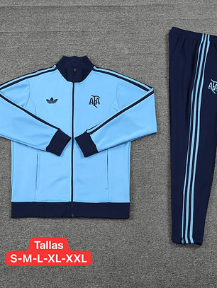 Sudadera Argentina Adidas Azul Claro Oficial