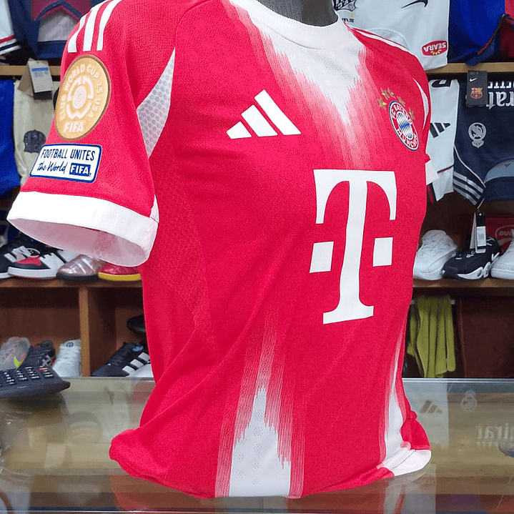 Camiseta Bayern Munich Luis Diaz Adidas 2025/26 Local rojo Oficial 3