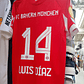 Camiseta Bayern Munich Luis Diaz Adidas 2025/26 Local rojo Oficial - Miniatura 4