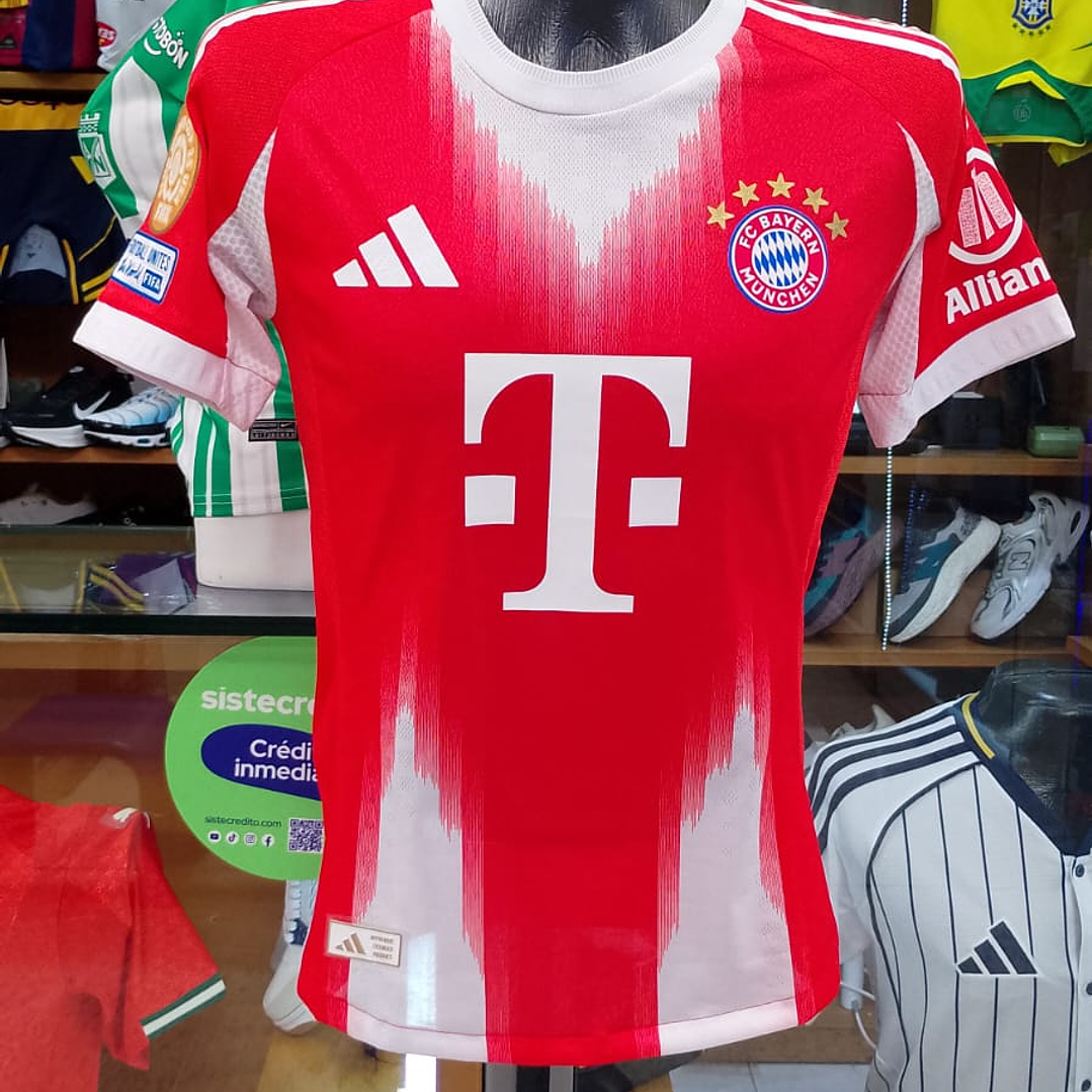 Camiseta Bayern Munich Luis Diaz Adidas 2025/26 Local rojo Oficial 2