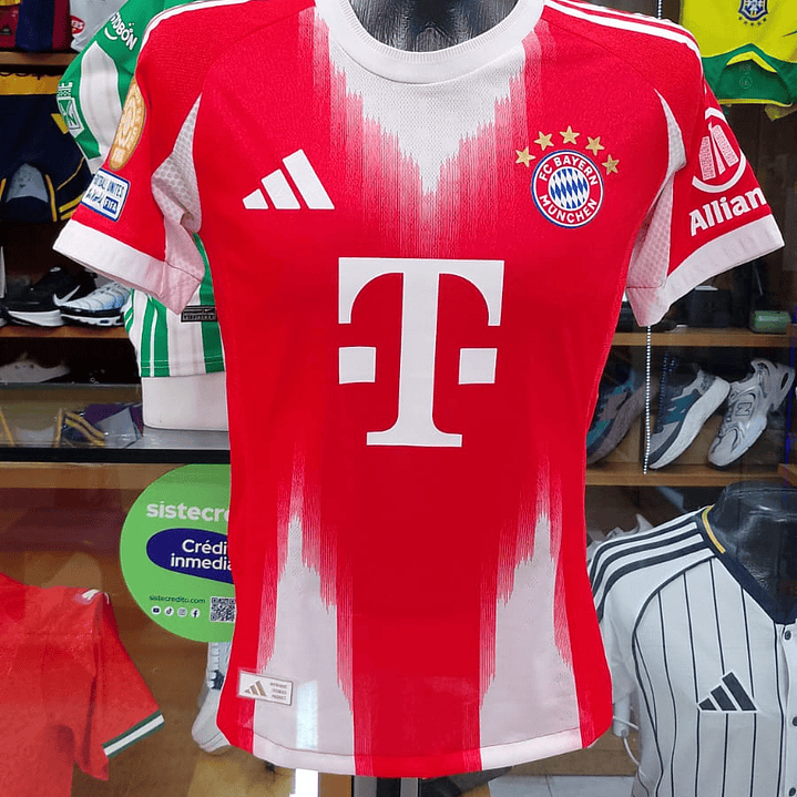 Camiseta Bayern Munich Luis Diaz Adidas 2025/26 Local rojo Oficial 2