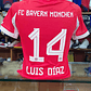 Camiseta Bayern Munich Luis Diaz Adidas 2025/26 Local rojo Oficial - Miniatura 1