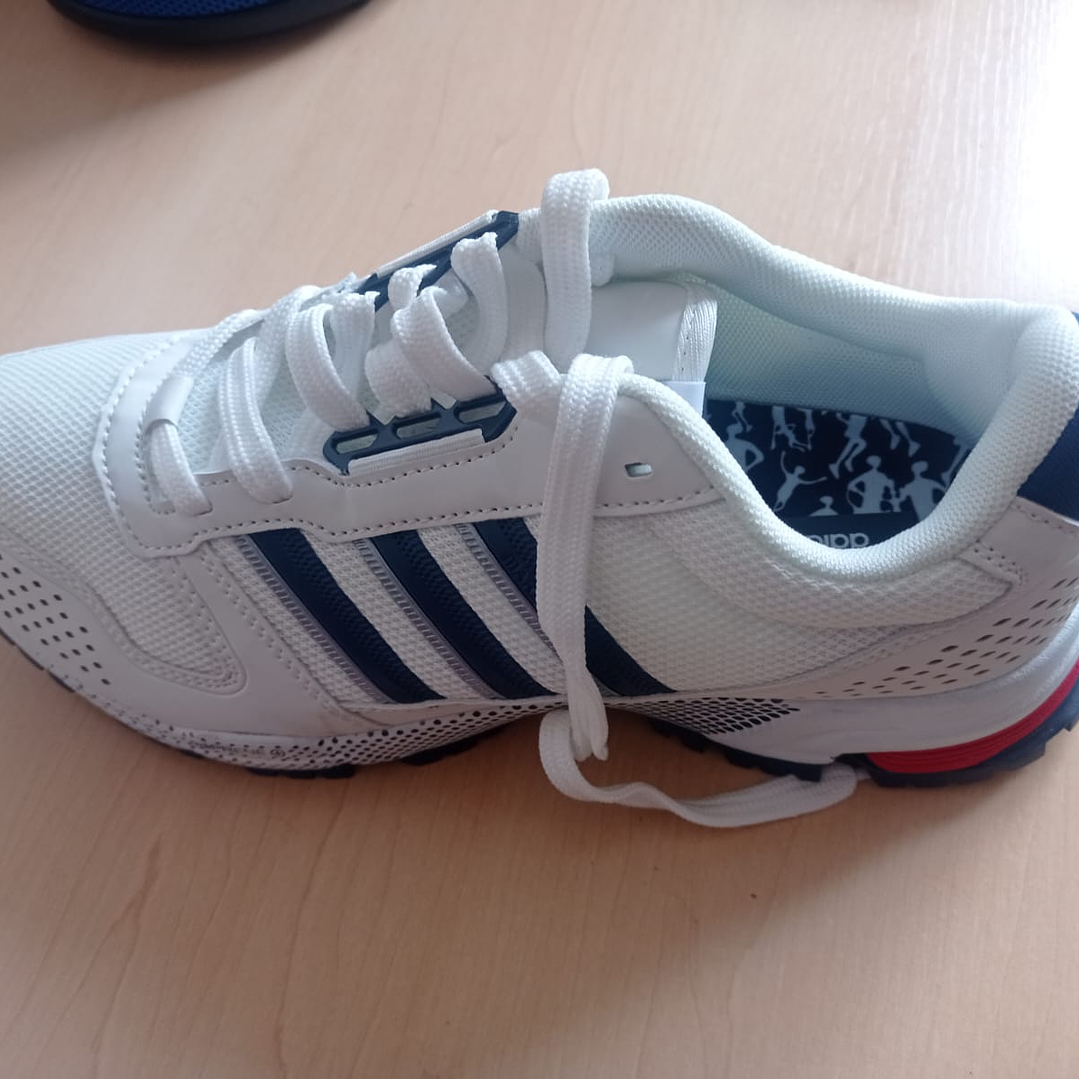 Adidas Response Trail Blanco con rayas Azul 3