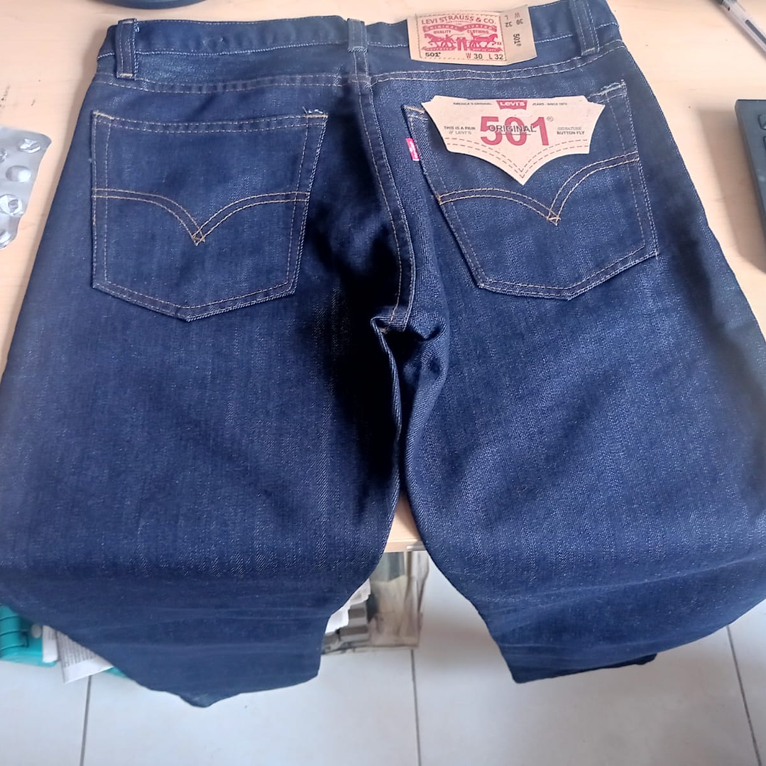 Jeans 501 Original Azul Oscuro 2