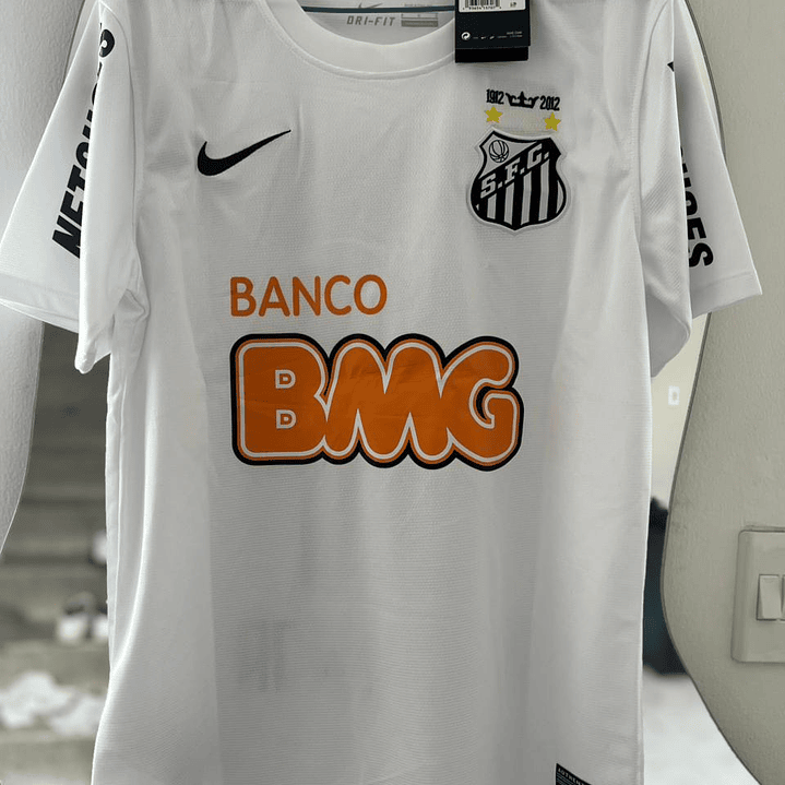 Camiseta Santos FC Neymar JR Local 2011/12 Blanco Oficial 2