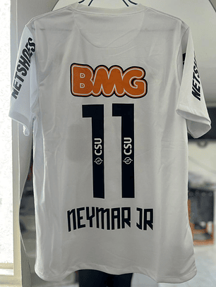 Camiseta Santos FC Neymar JR Local 2011/12 Blanco Oficial