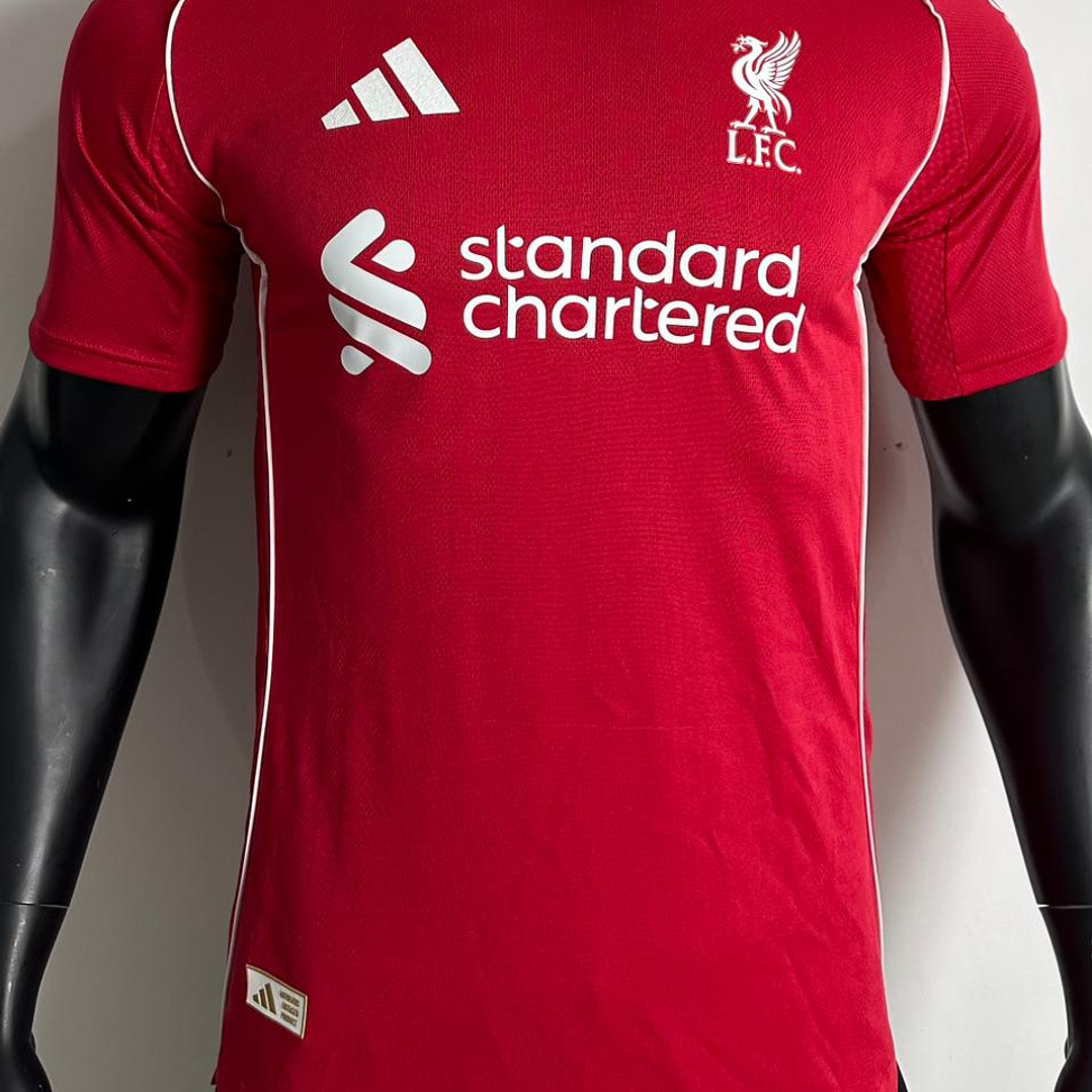 Camiseta Liverpool Local 2025/26 Rojo Oficial 1