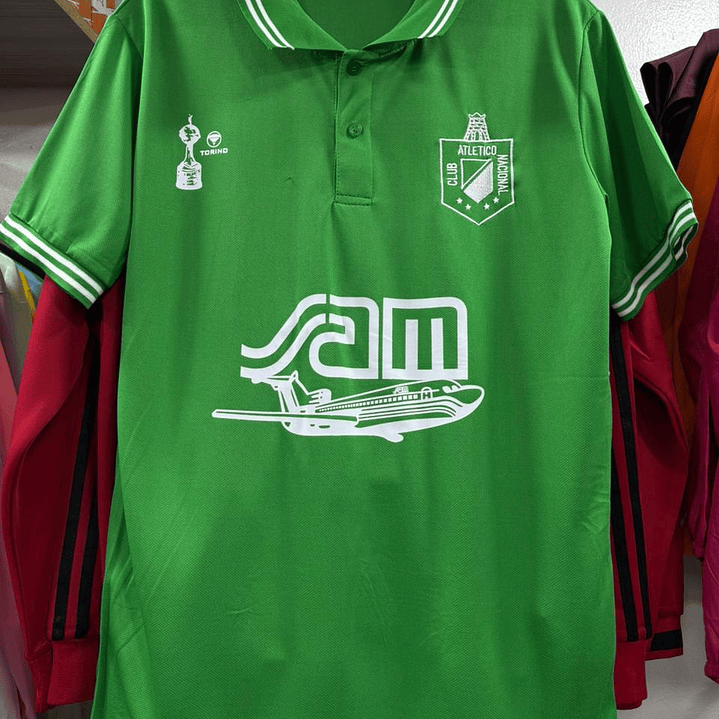 Camiseta Atletico Nacional Retro 1991 Verde Oficial 1