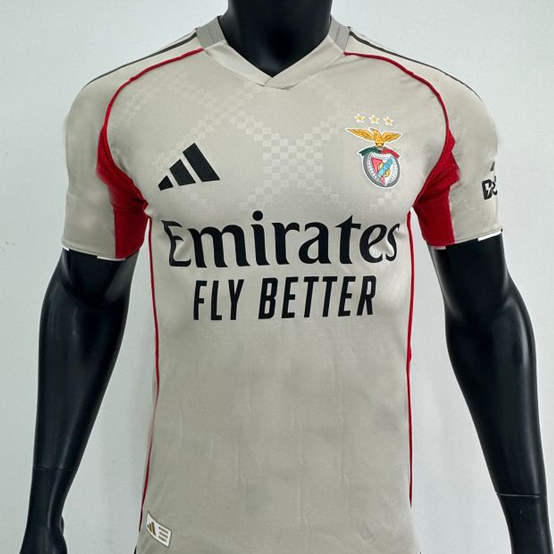 Camiseta Benfica Visitante 2025/26 Blanco Oficial 1