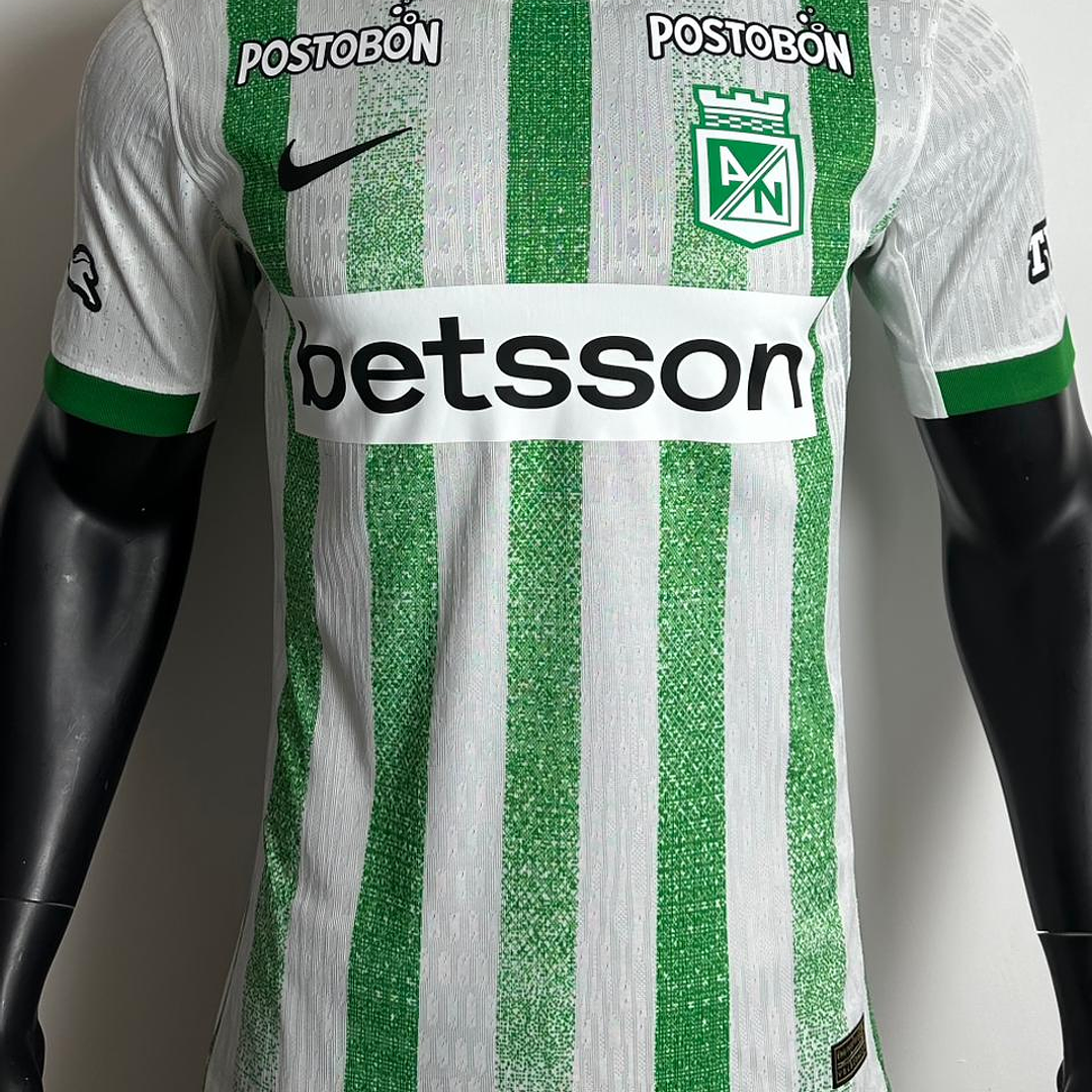 Camiseta Atlético Nacional Local 2025/26 Verde con blanco Oficial  1