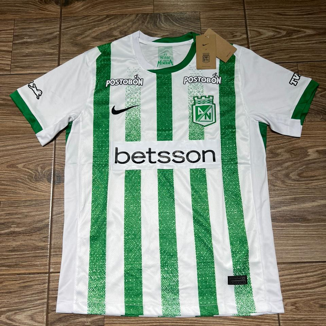 Camiseta Atlético Nacional Local 2025/26 Verde con blanco Oficial  3