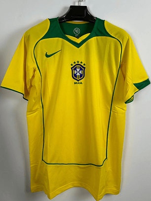 Camiseta Brasil Local 2004/06 Amarillo Oficial