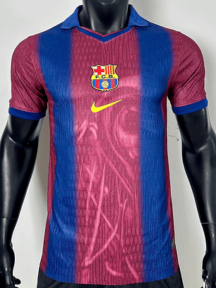 Camiseta FC Barcelona Local Edición Limitada Travis Scott 2024/25 Rojo Oficial