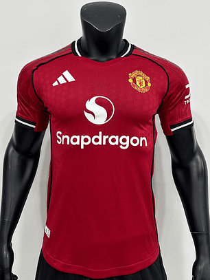 Camiseta Manchester United Local 2025/26 Rojo Oficial 