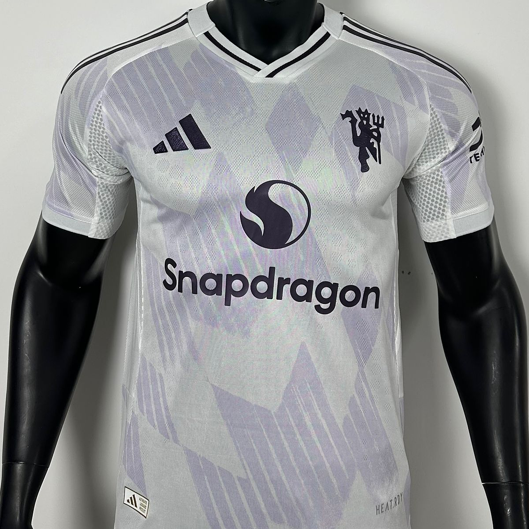 Camiseta Manchester United Visitante 2025/26 Blanco Oficial 1