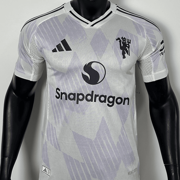 Camiseta Manchester United Visitante 2025/26 Blanco Oficial 1