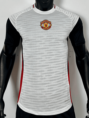 Camiseta Manchester United Entrenamiento 2025/26 Blanco Oficial