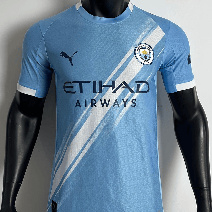Camiseta Manchster City Local 2025/26 Azul Oficial 1