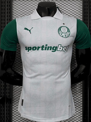 Camiseta Palmeiras Visitante 2025/26 Blanco Oficial
