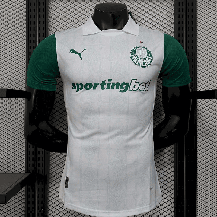 Camiseta Palmeiras Visitante 2025/26 Blanco Oficial 1