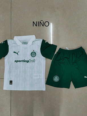 Uniforme Palmeiras Visitante 2025/26 Blanco Oficial