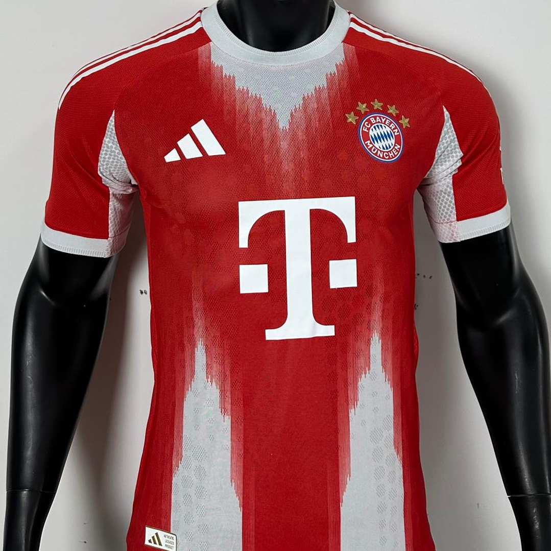 Camiseta Bayern Munich Local 2025/26 Rojo Oficial 1
