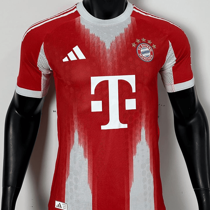 Camiseta Bayern Munich Local 2025/26 Rojo Oficial 1
