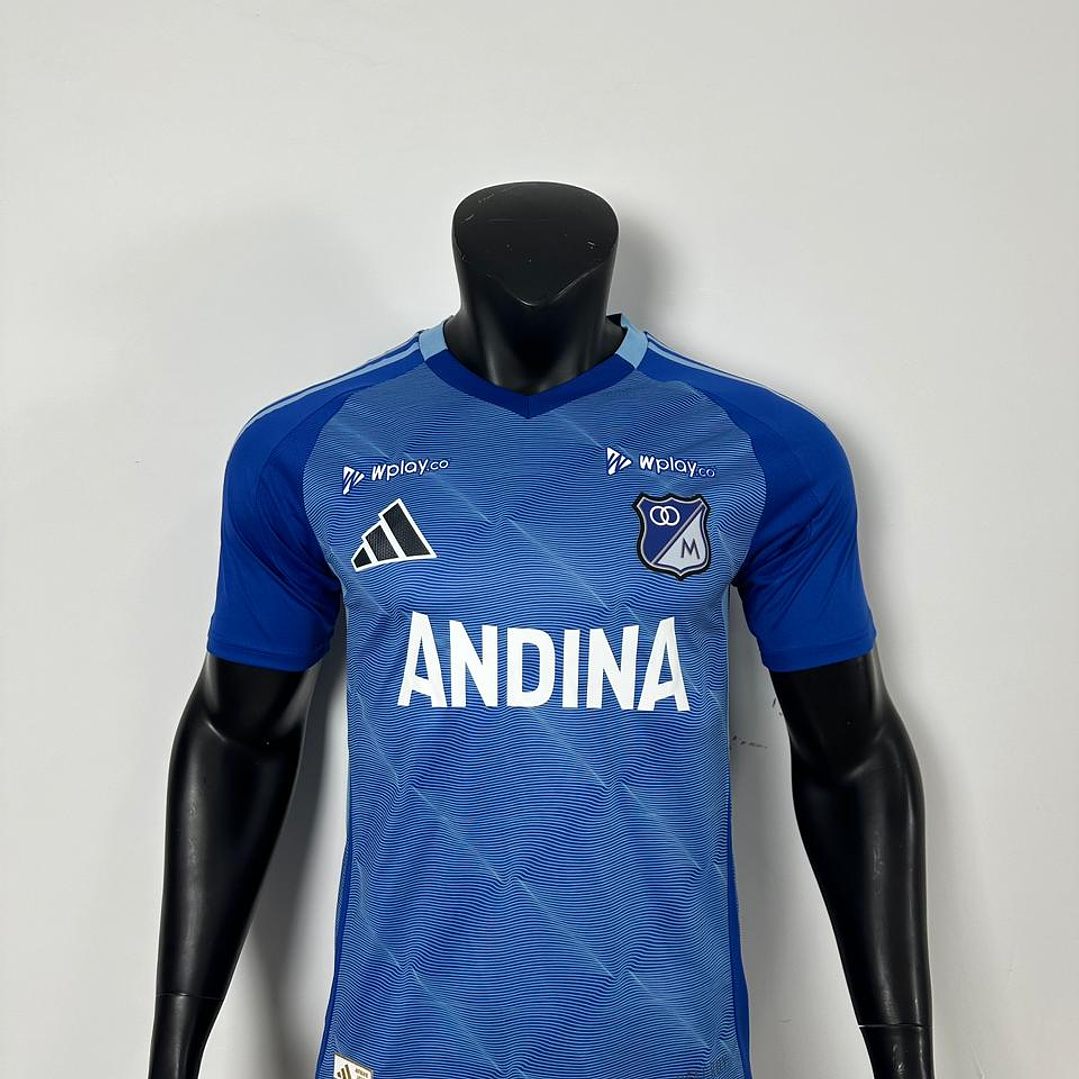 Camiseta Millonarios Local 2025/26 Azul Oficial 1