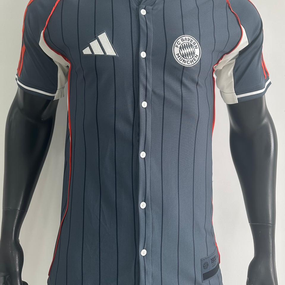Camiseta Bayern Munich Beisbol Edicion Especial 2025/26 Negro Oficial 1