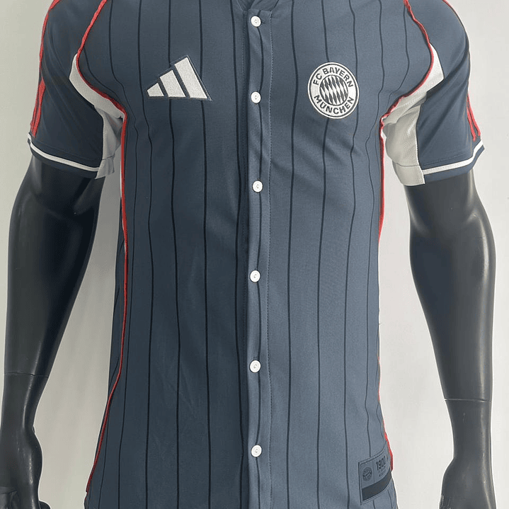 Camiseta Bayern Munich Beisbol Edicion Especial 2025/26 Negro Oficial 1