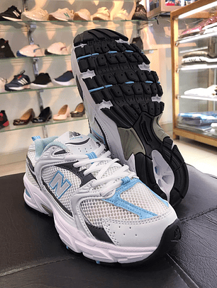 New Balance 530 Blanco y Azul