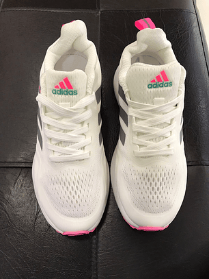 Adidas Marathon Blanco con Rosa