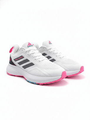 Adidas Marathon Blanco con Rosa