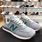 New Balance 574 Verde con Gris - Miniatura 3
