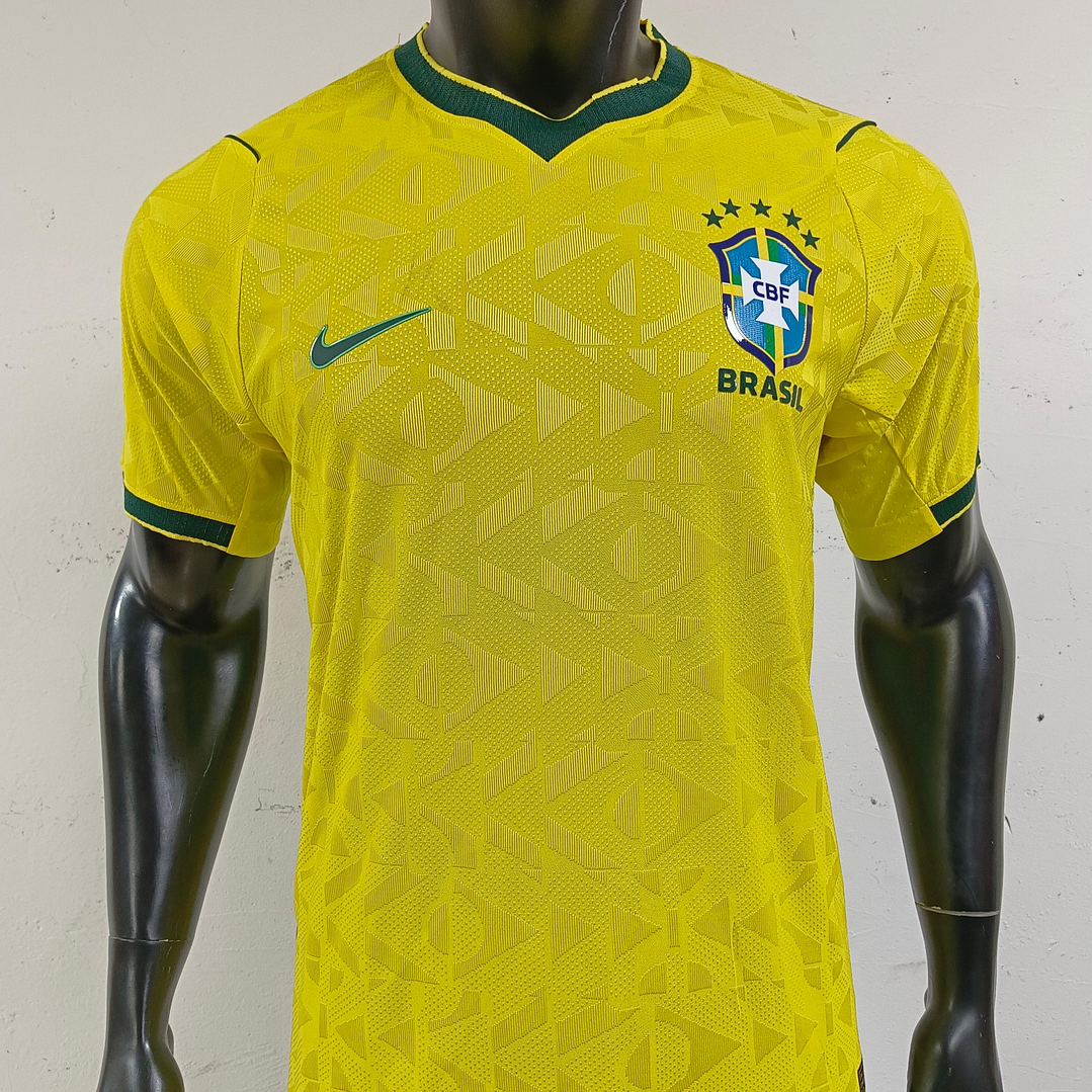 Camiseta Brasil Local 2025/26 Amarillo Oficial 1
