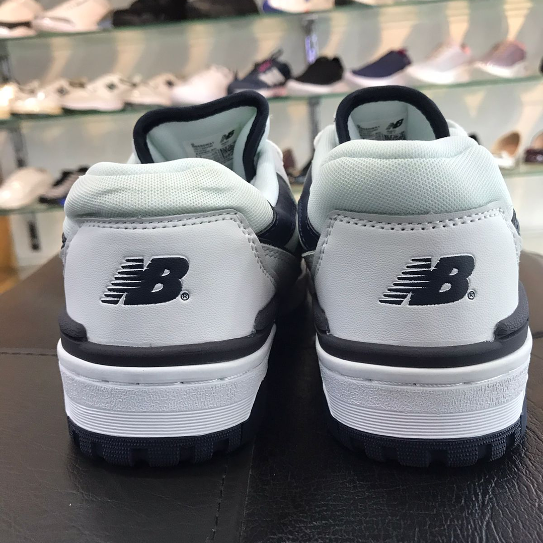 New Balance 550 Blanco con Negro 2