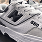 New Balance 550 Blanco con Negro - Miniatura 5