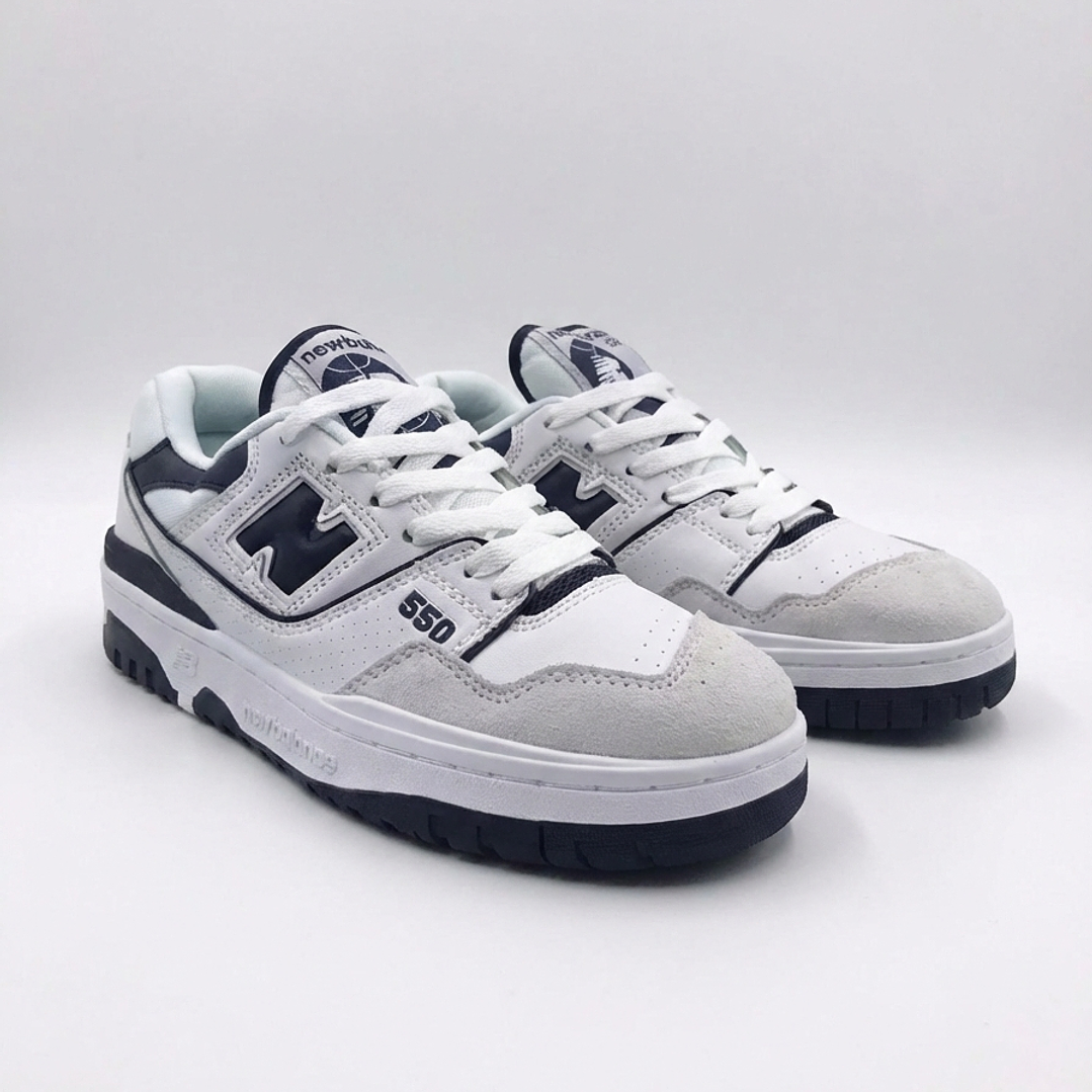 New Balance 550 Blanco con Negro 1