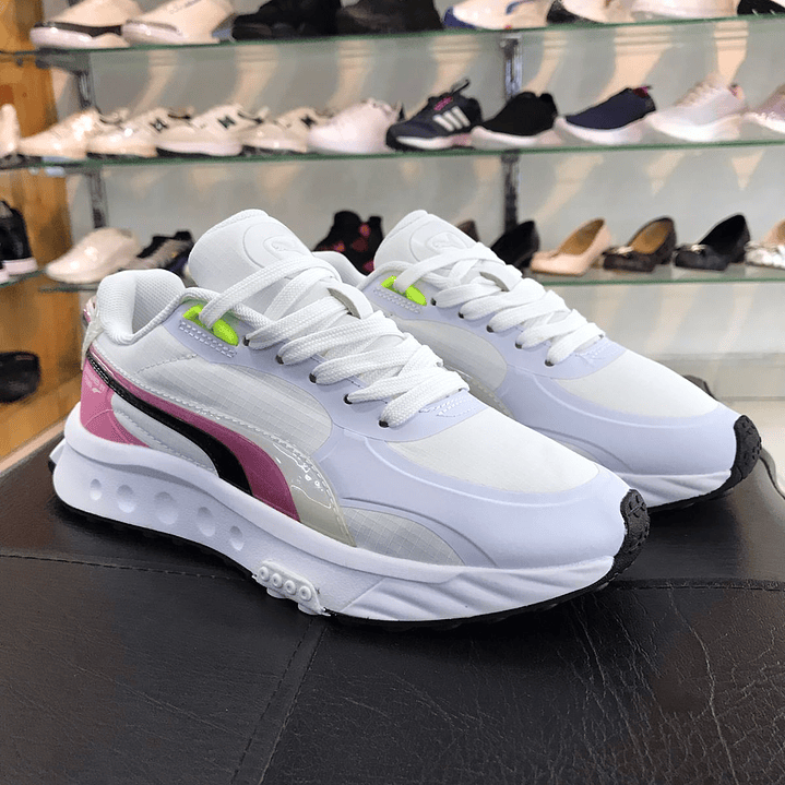 Puma RS-X Blanco Rosa 3