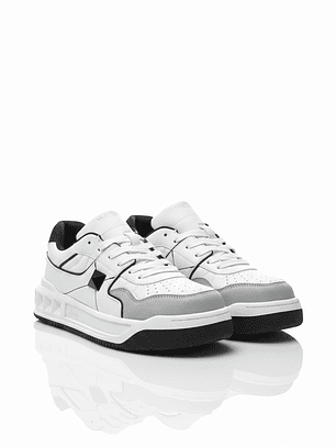 Valentino Garavani One Stud Blanco Negro