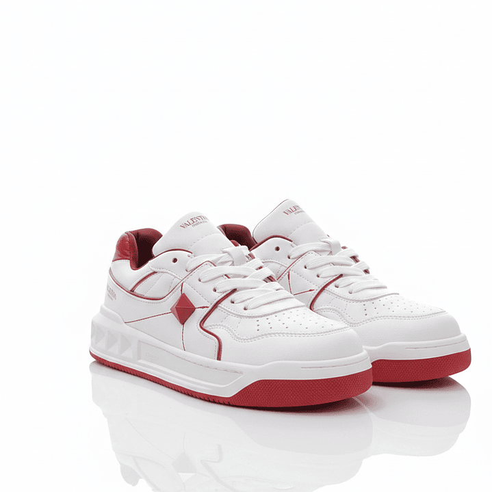 Valentino Garavani One Stud Low Rojo 1