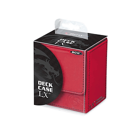 Deck Case - LX - Red - BCW