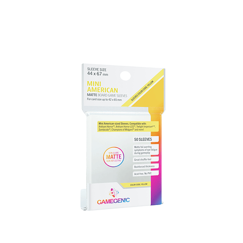 Protectores Board Game MATTE Mini American (44 x 67 mm) - Gamegenic