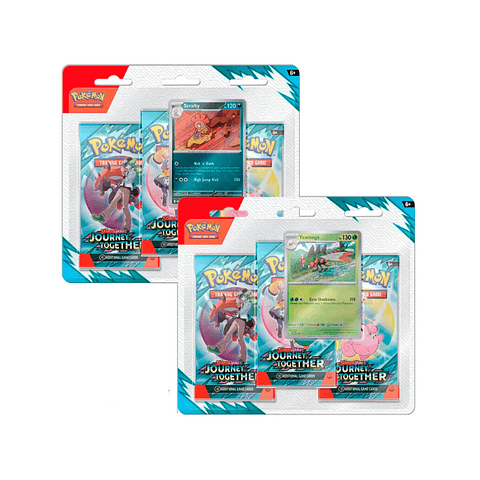 Scarlet & Violet Jorney Together 3 Pack Blister 
