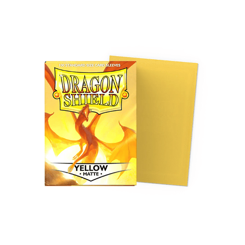 Dragon Shield Sleeves STD Matte - Yellow	
