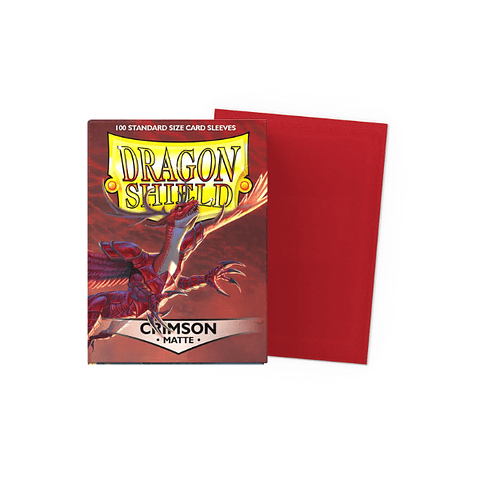 Dragon Shield Sleeve STD Matte - Crimson