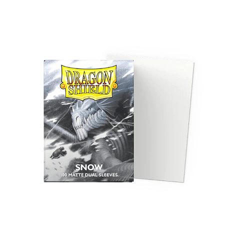 Dragon Shield Sleeves STD Matte Dual - Snow