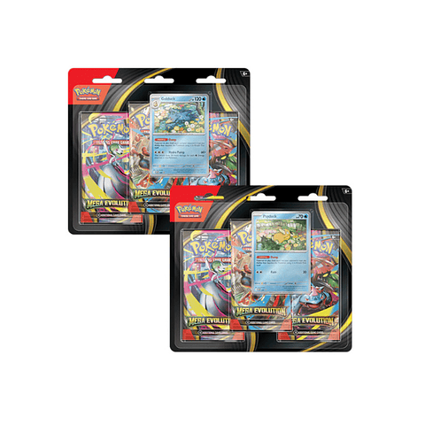 Pokemon TCG Mega Evolution 3 Pack Blister Ingles